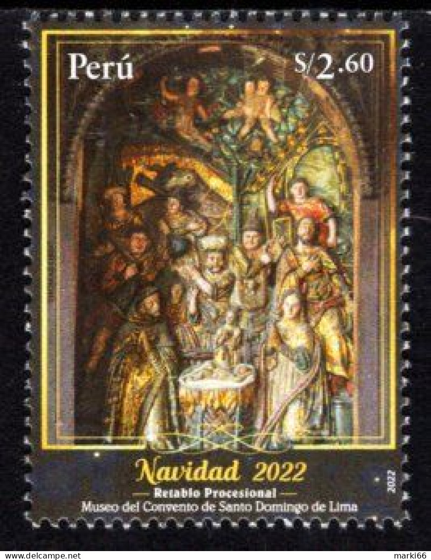 Peru - 2022 - Christmas - Mint Stamp - Perú