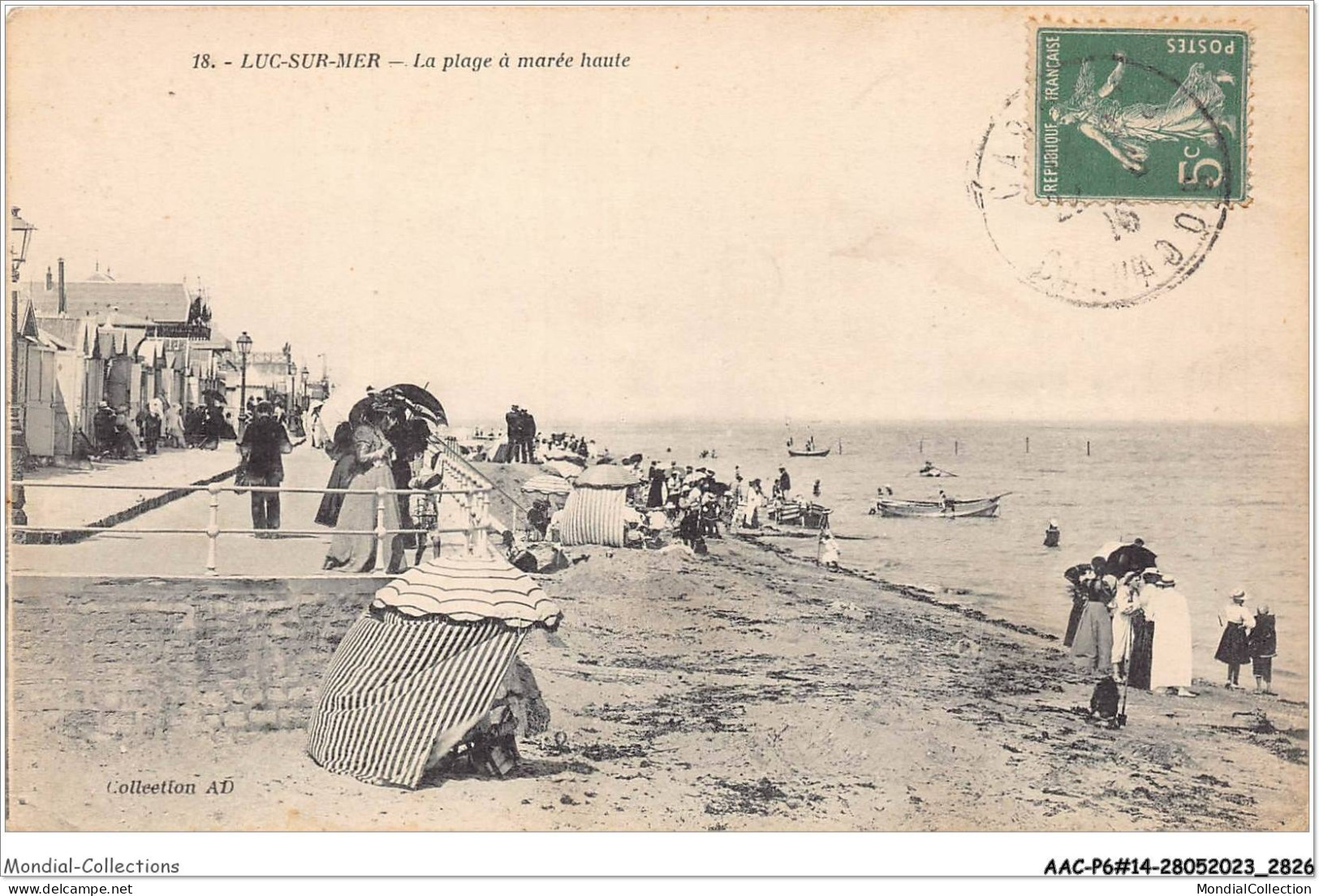 AACP6-14-0494 - LUC-SUR-MER - La Plage A Maree Haute  - Luc Sur Mer