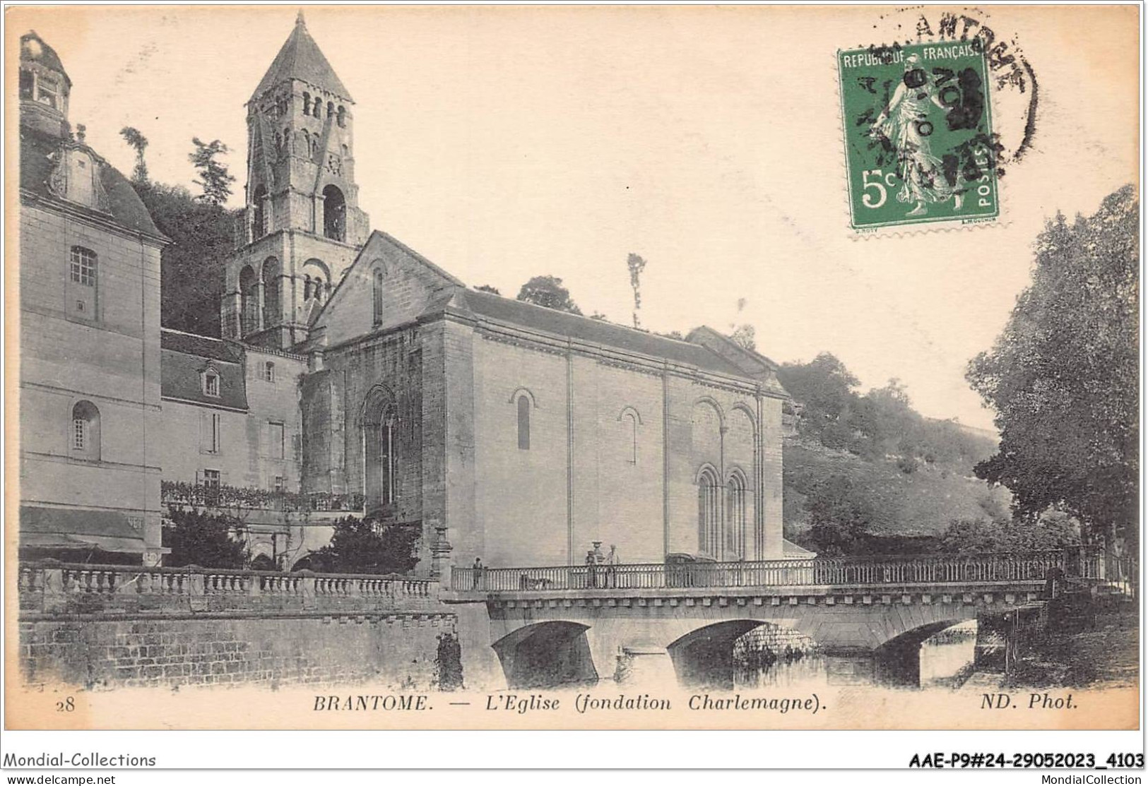 AAEP9-24-0782 - BRANTOME - L' Eglise (formation Charlemagne) - Brantome