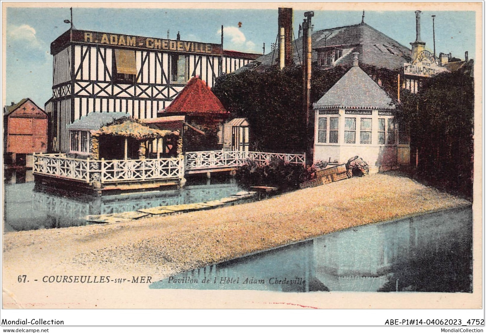 ABEP1-14-0095 - COURSEULLES-sur-MER - Pavillon De L'Hôtel Adam Chedeville - Courseulles-sur-Mer