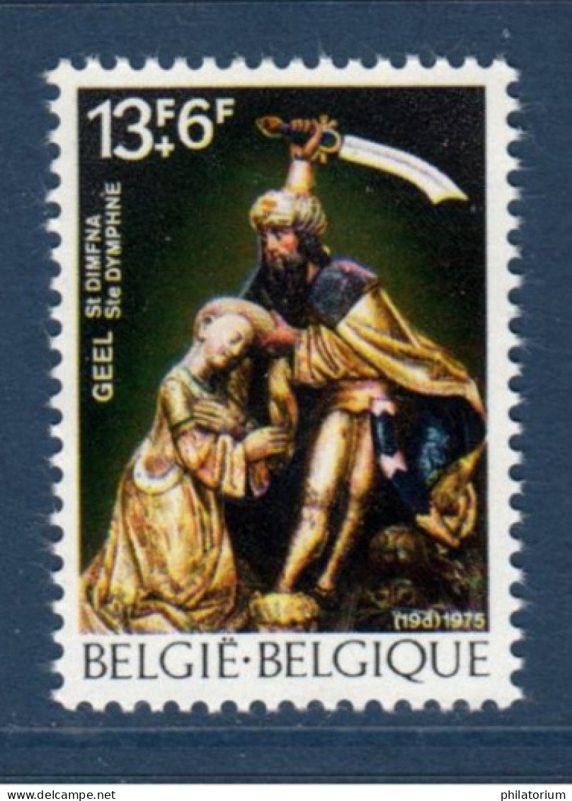 Belgique, België, **, Yv 1783, Mi 1840, SG 2410, Décapitation De Sainte Dymphna, Patronne De Gheel, Détail Du Retable, - Christianity