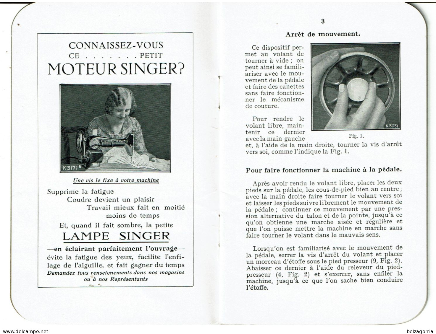 MANUEL INSTRUCTIONS MACHINE A COUDRE SINGER N° 15K88  -  VOIR SCANS - Material Und Zubehör