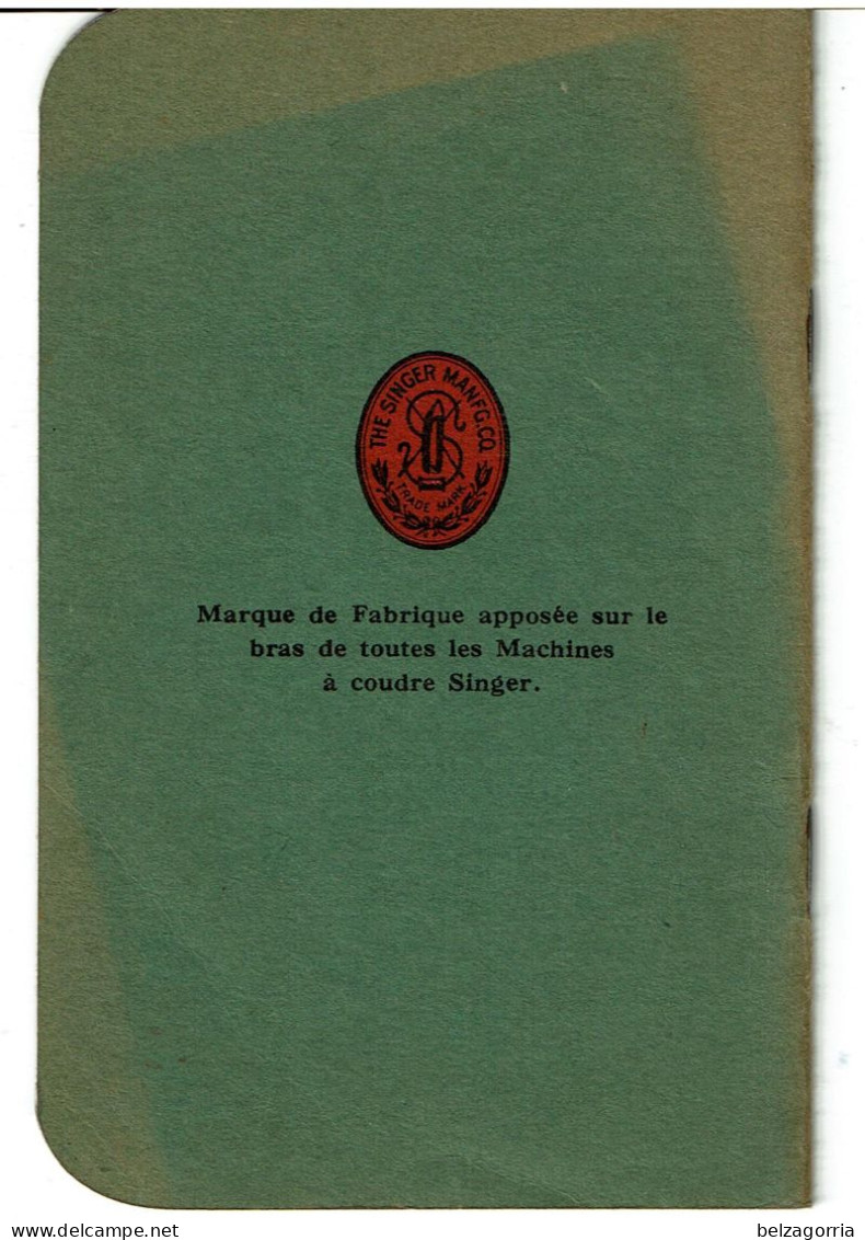 MANUEL INSTRUCTIONS MACHINE A COUDRE SINGER N° 15K88  -  VOIR SCANS - Material Und Zubehör