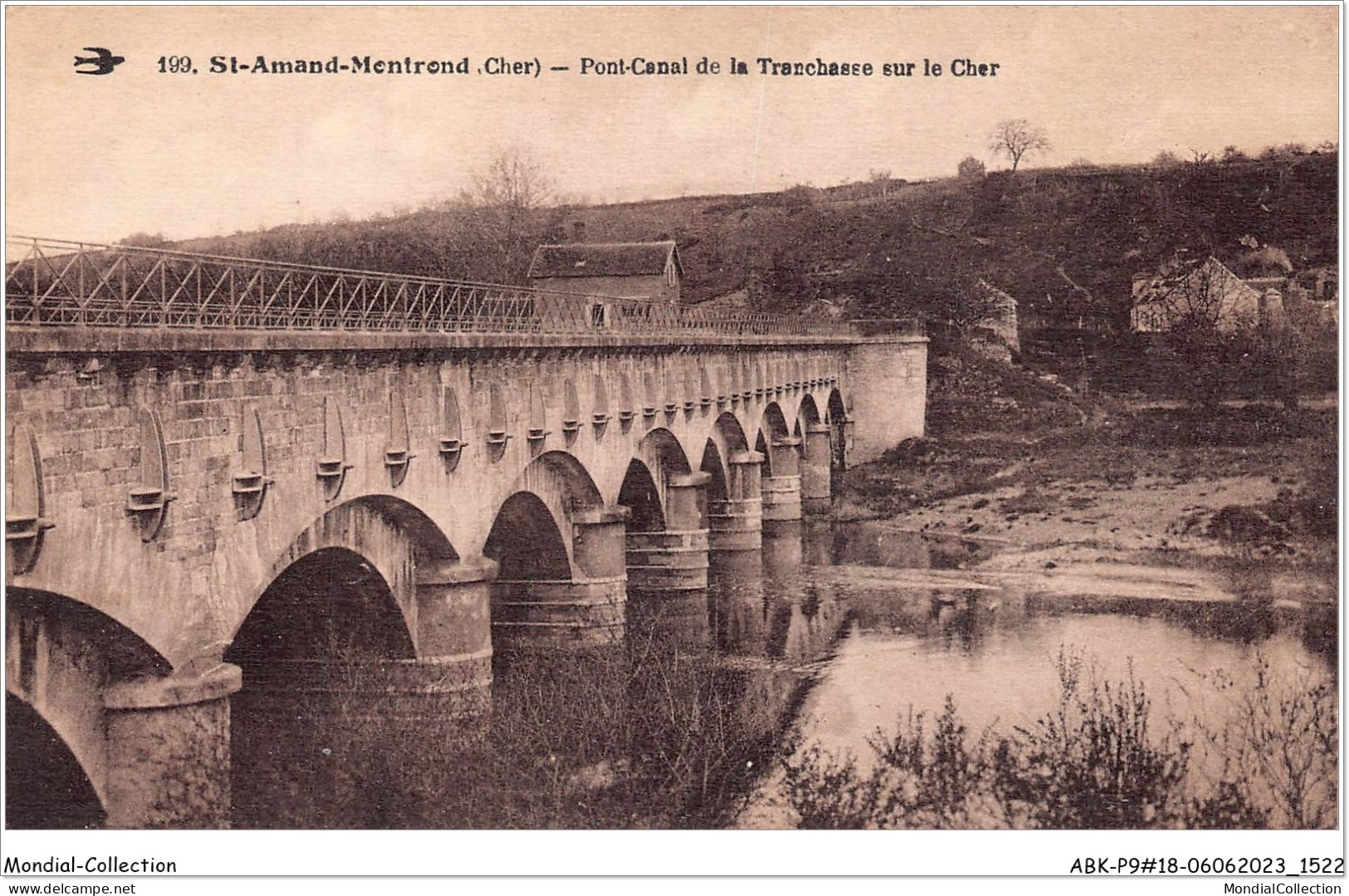 ABKP9-18-0762 - SAINT-AMAND-MONTROND - Pont Canal De Tranchasse Sur Le Cher - Saint-Amand-Montrond