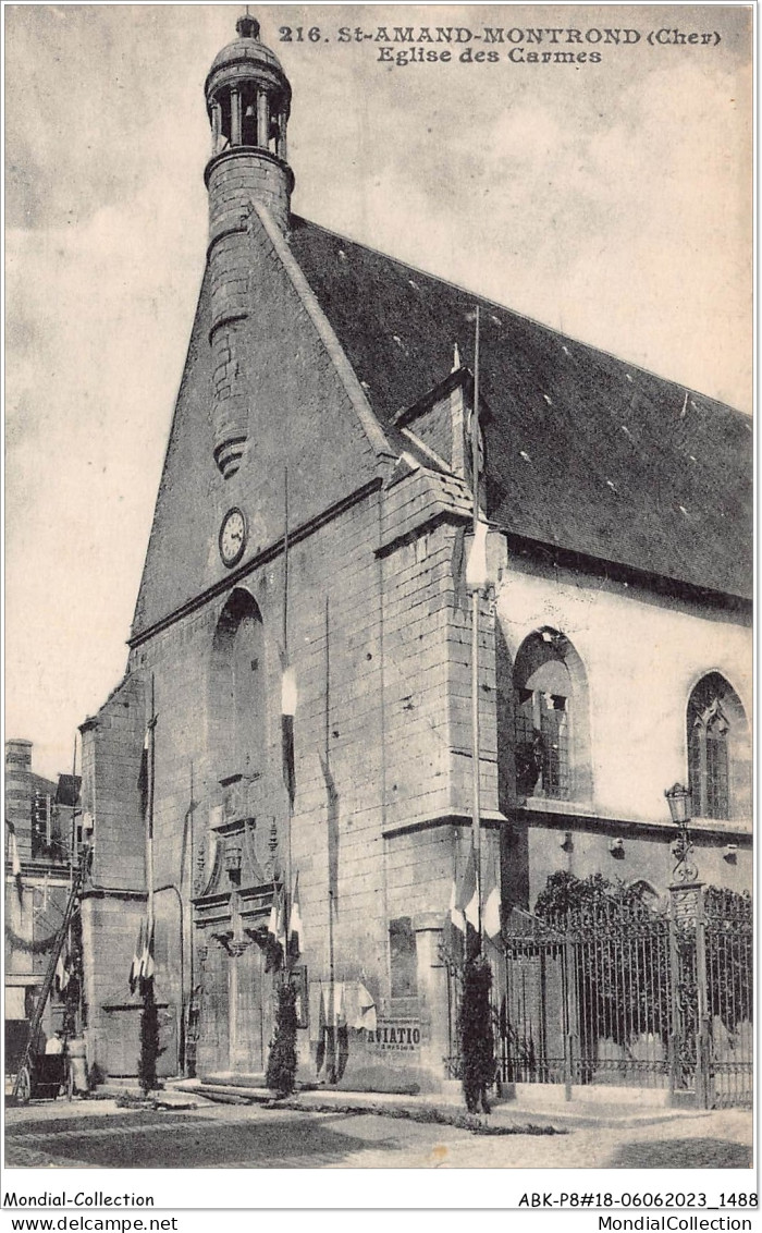 ABKP8-18-0745 - SAINT-AMAND-MONTROND - Eglise Des Carmes - Saint-Amand-Montrond