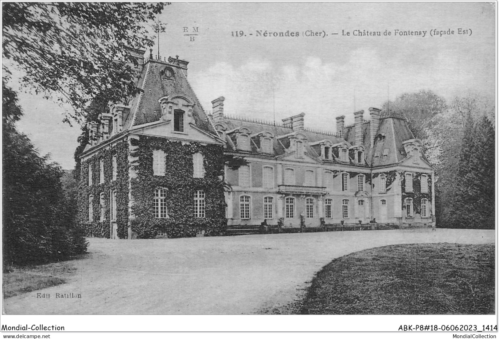 ABKP8-18-0708 - NERONDES - Le Chateau De Fontenay - Nérondes