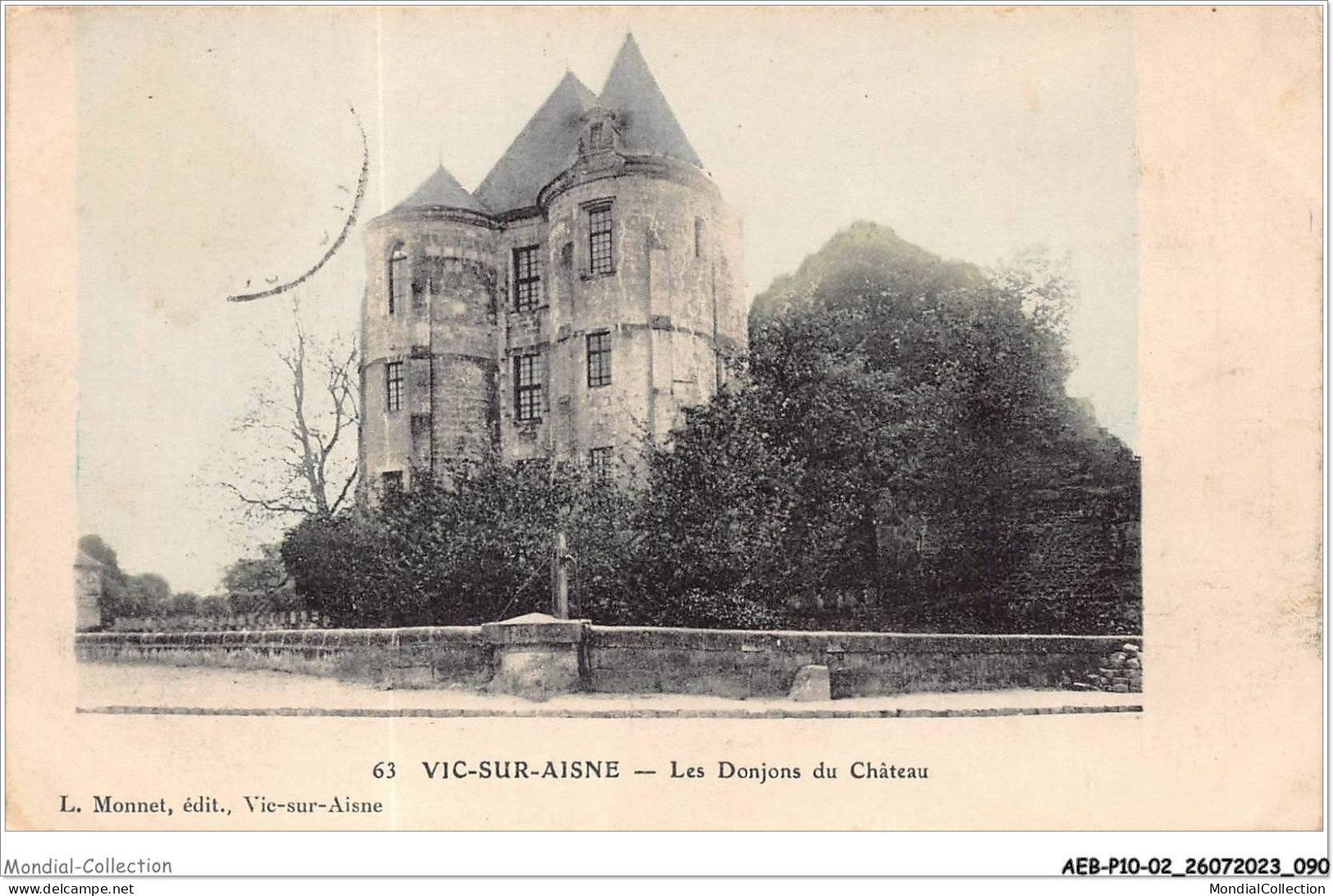 AEBP10-02-0931 - VIC-S/-AISNE - Les Donjons Du Château  - Vic Sur Aisne