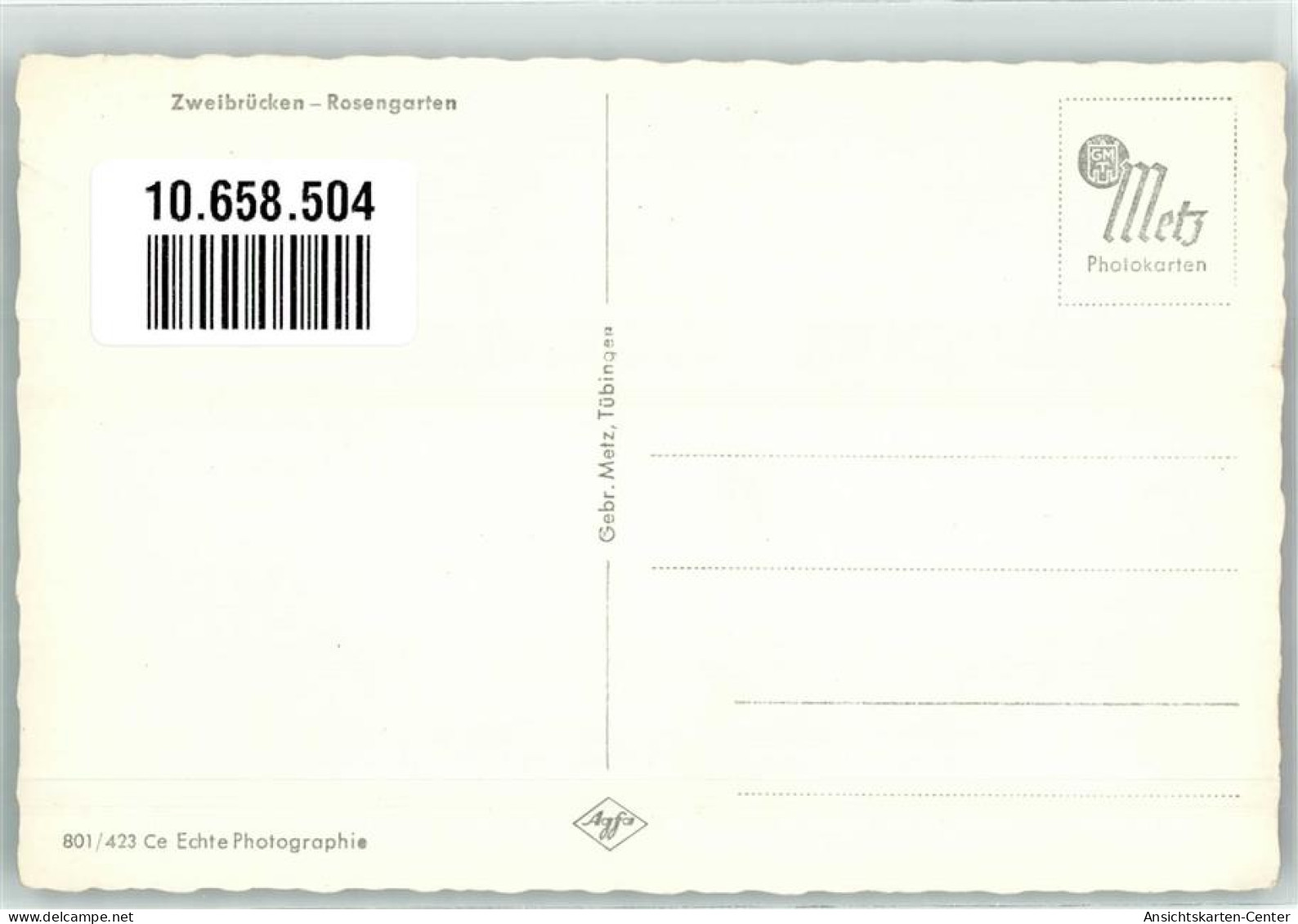 10658504 - Zweibruecken , Pfalz - Zweibruecken