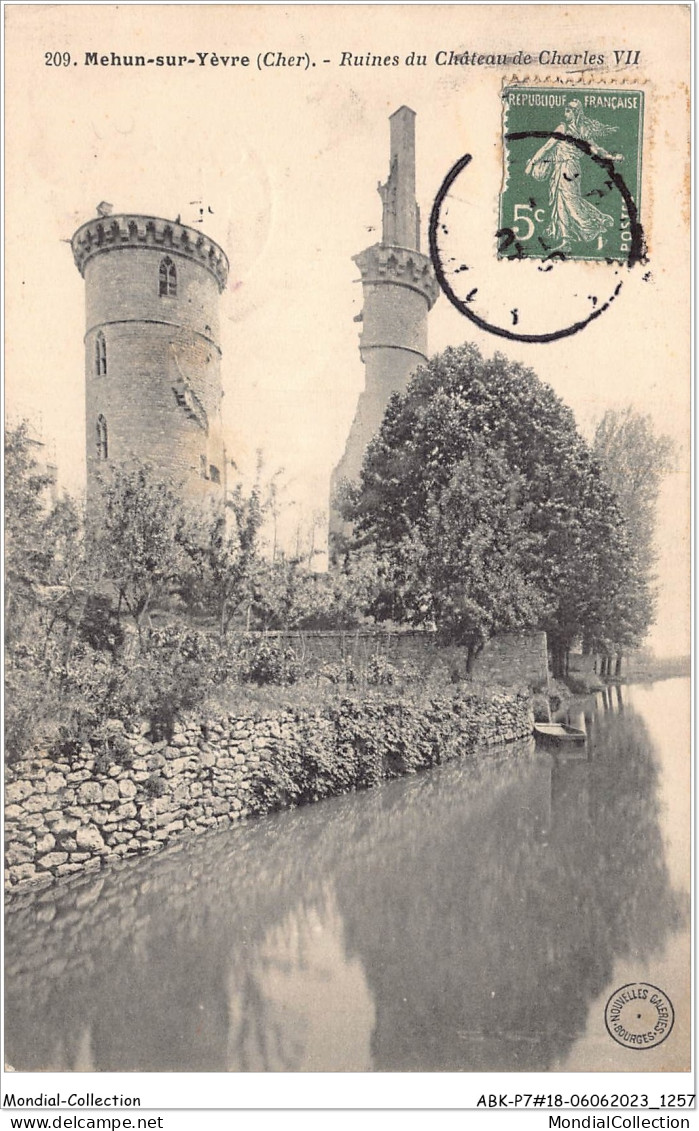 ABKP7-18-0630 - MEHUN-SUR-YEVRE - Ruines Du Chateau De Charles Vii - Mehun-sur-Yèvre