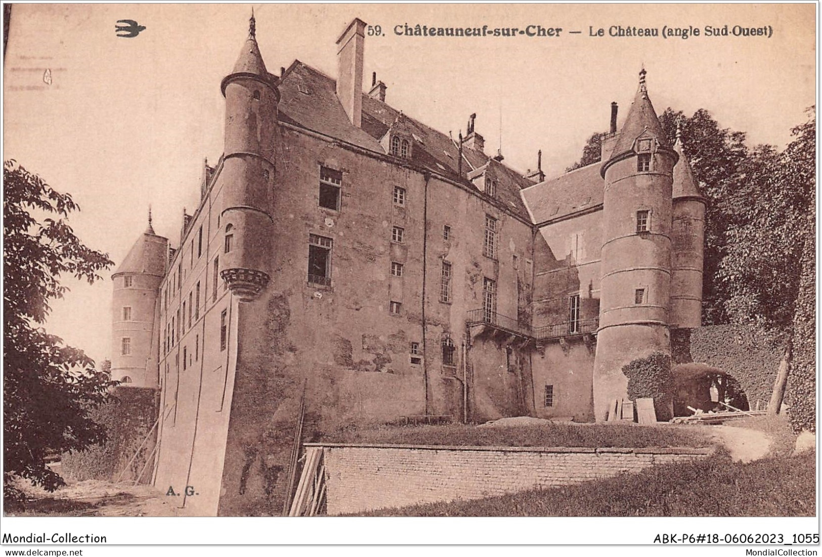 ABKP6-18-0529 - CHATEAUNEUF-SUR-MER - Le Chateau - Chateauneuf Sur Cher