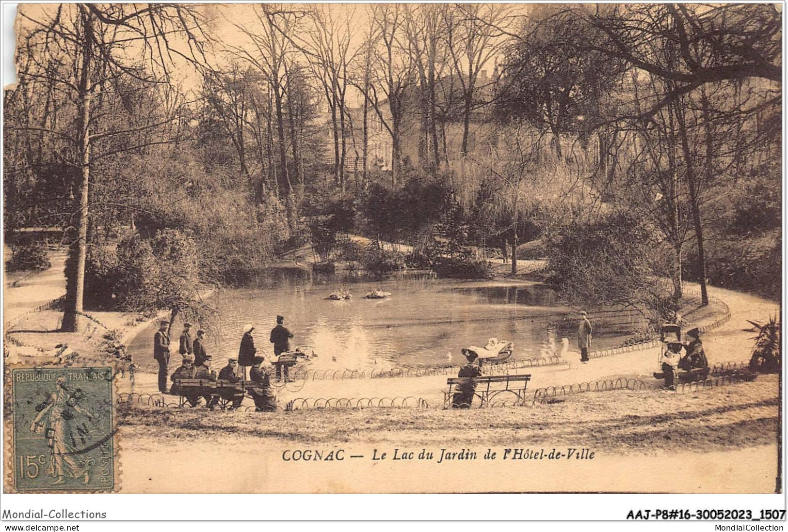 AAJP8-16-0716 - COGNAC - Le Lac Du Jardin De L'Hôtel De Ville - Cognac