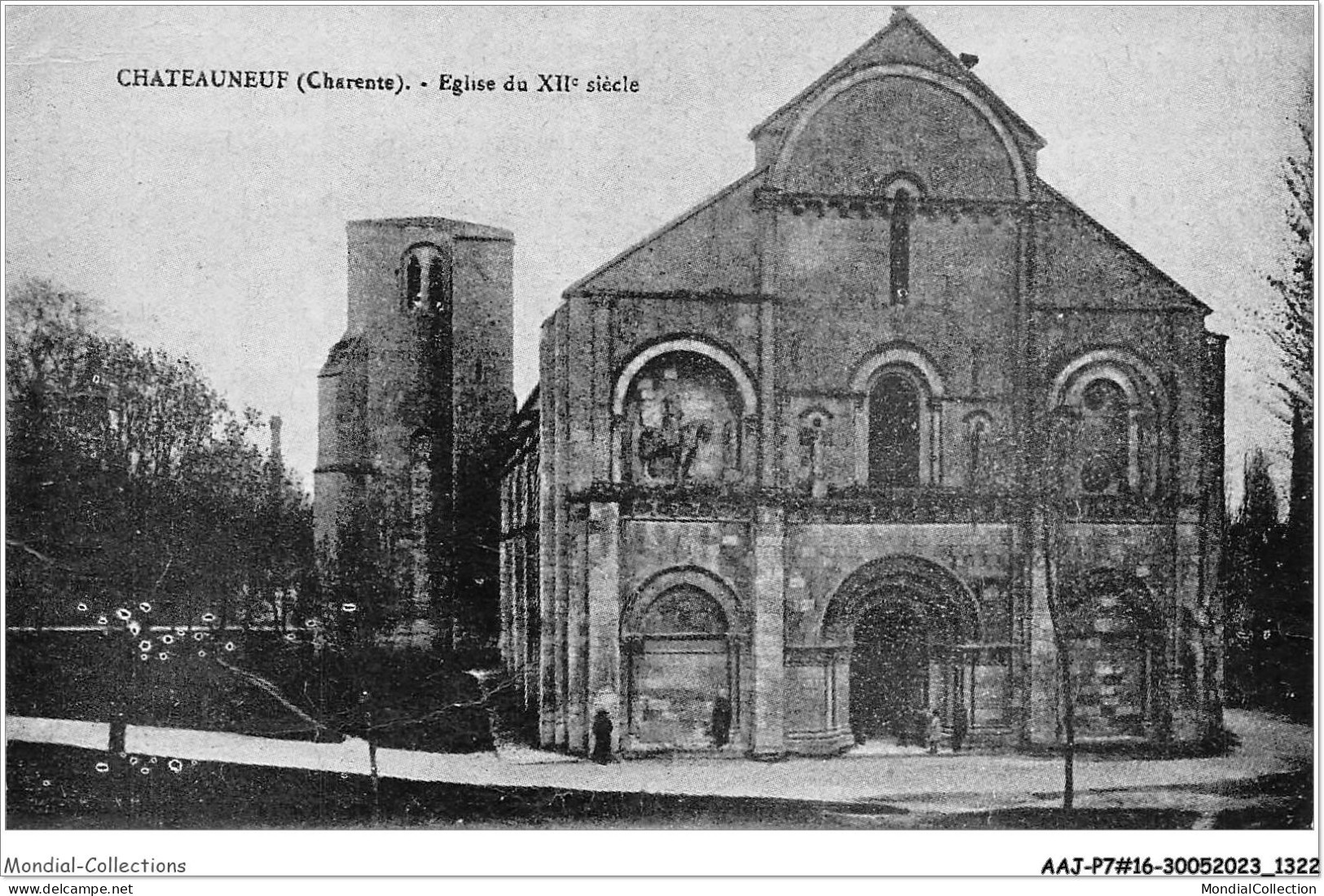 AAJP7-16-0623 - CHATEAUNEUF - Eglise Du XII Siècle - Chateauneuf Sur Charente