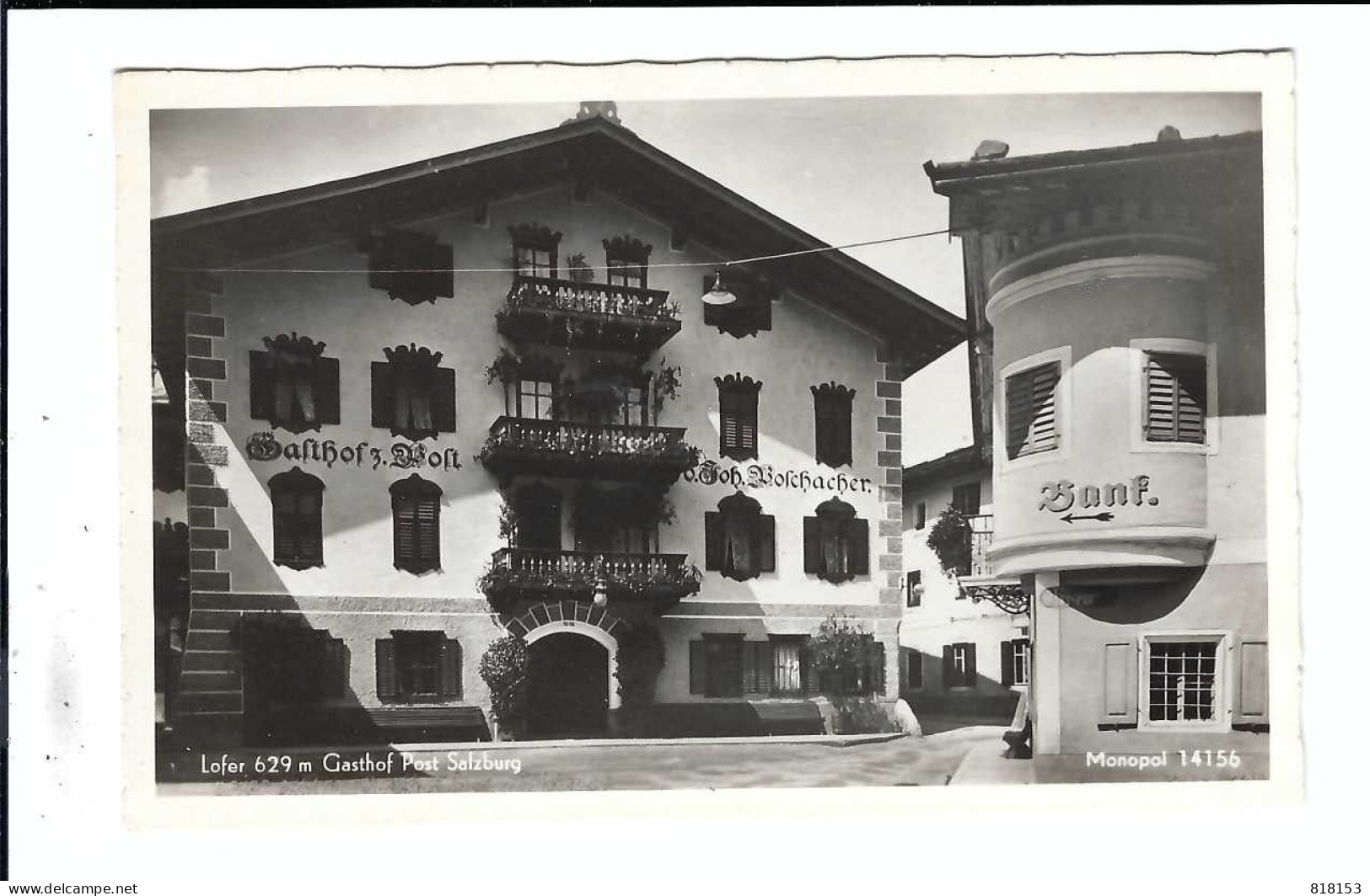 Lofer 629 M Gasthof Post Salzburg - Lofer