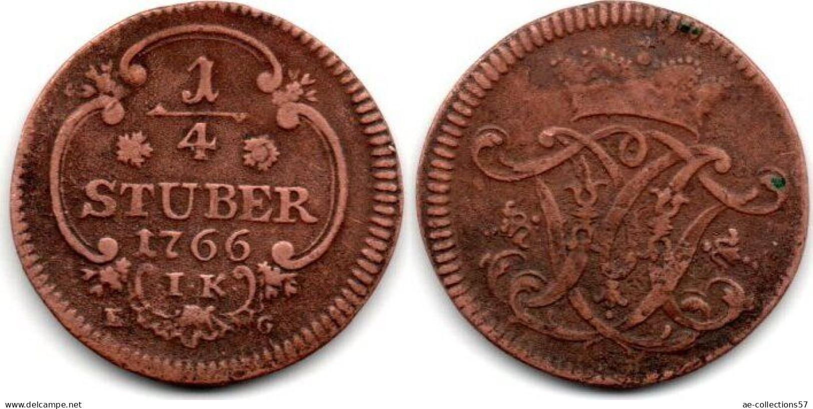 MA 32422 /  Köln - Cologne 1/4 Stuber 1766 IK TTB - Petites Monnaies & Autres Subdivisions
