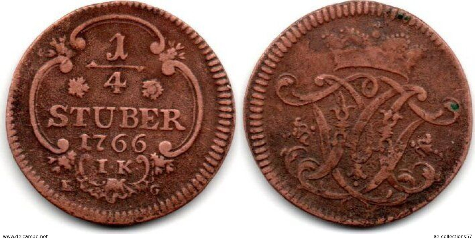 MA 32422 /  Köln - Cologne 1/4 Stuber 1766 IK TTB - Monedas Pequeñas & Otras Subdivisiones