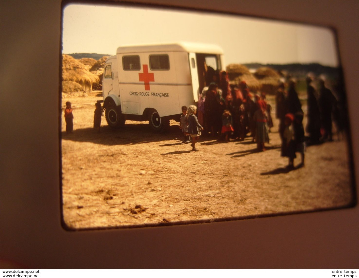 Guerre Algérie Aide Croix Rouge Française Années  60 - Dias