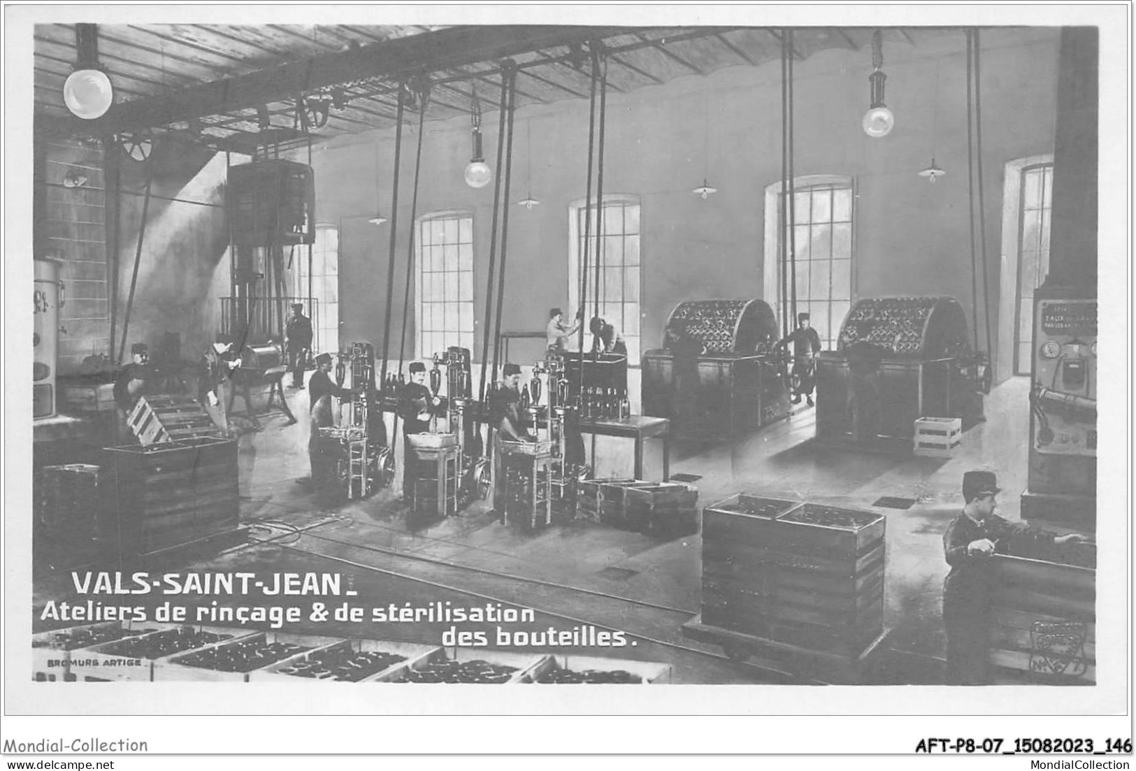 AFTP8-07-0814 - VALS-LES-BAINS - Ateliers De RINCAGE Et De Sterilisation Des Bouteilles - Vals Les Bains