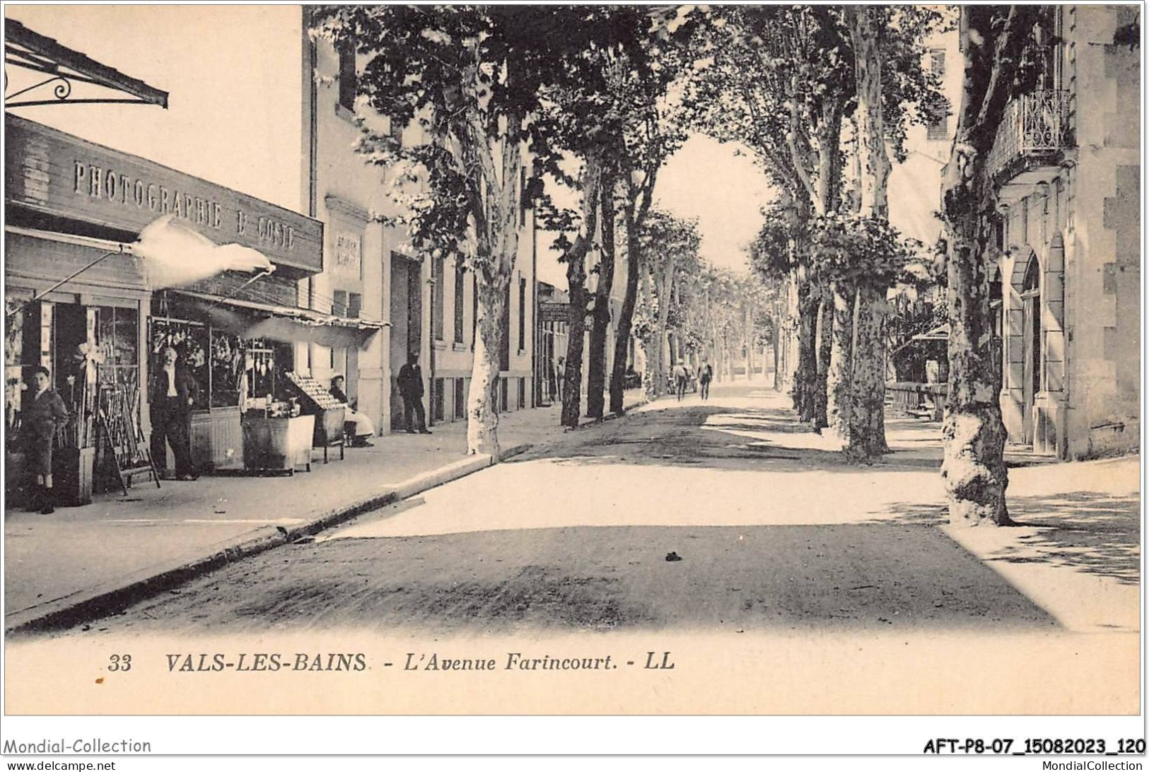 AFTP8-07-0801 - VALS-LES-BAINS - L'avenue Farincourt - Vals Les Bains