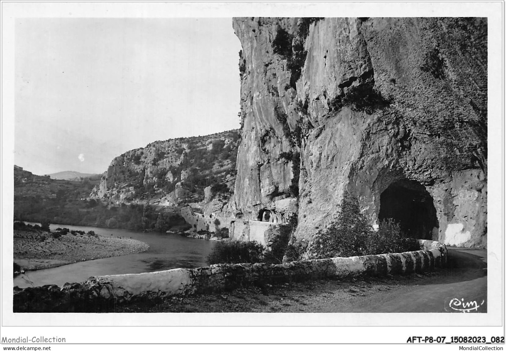 AFTP8-07-0782 - VALLON - Route Du Pont D'arc - Un Tunnel - Vallon Pont D'Arc