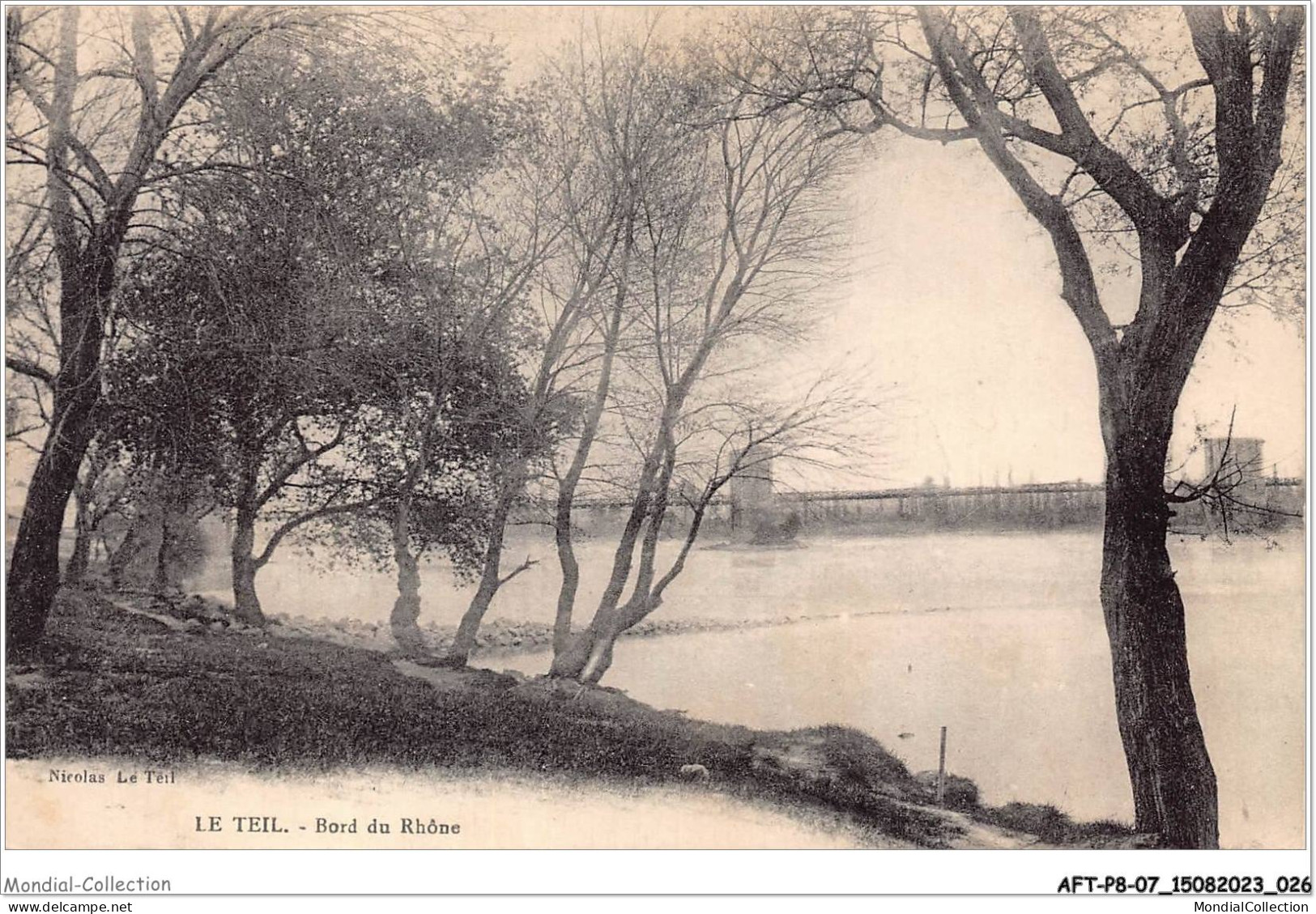 AFTP8-07-0754 - LE TEIL - Bord Du Rhone - Le Teil