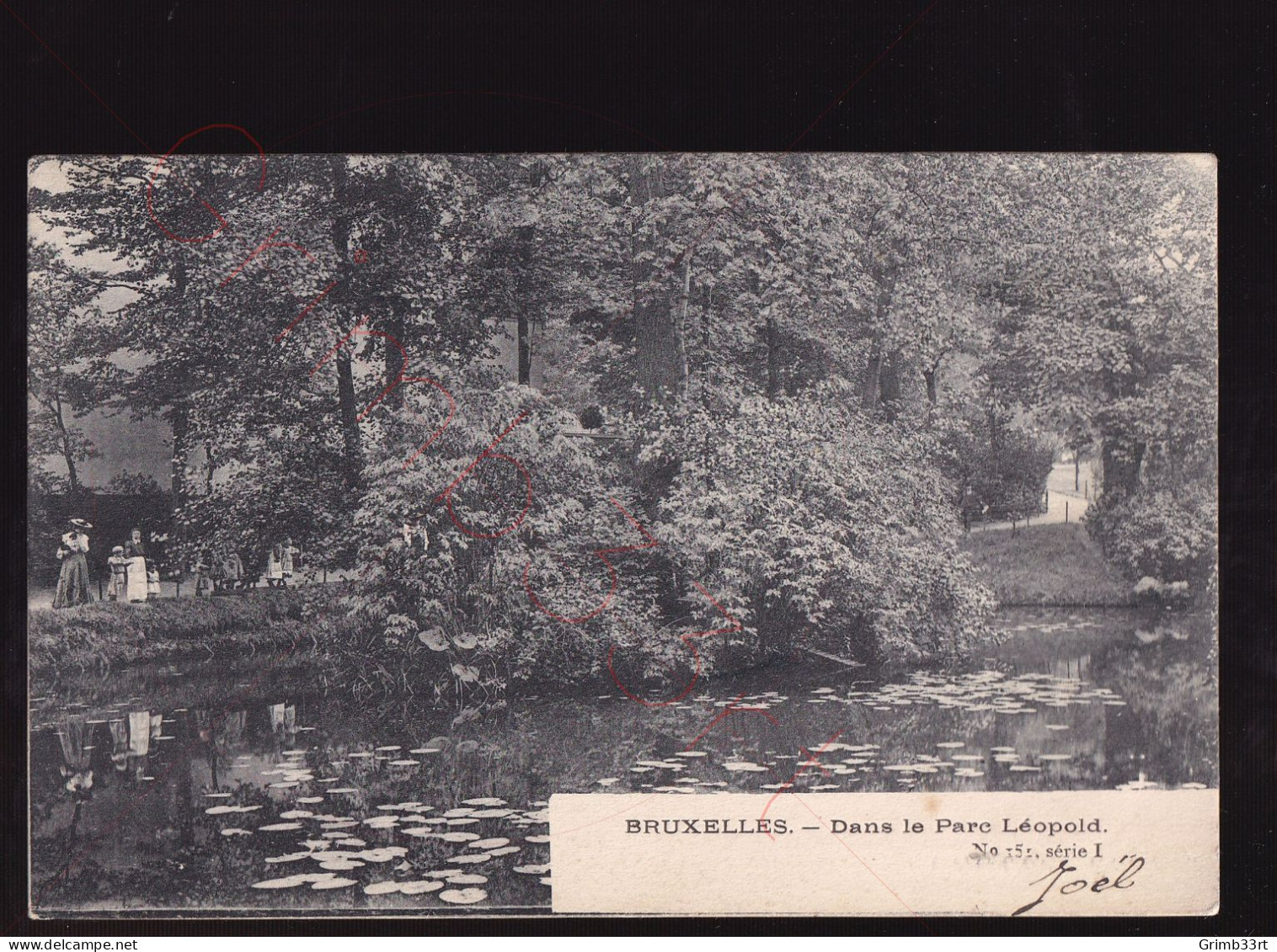 Bruxelles - Dans Le Parc Léopold - Postkaart - Bosques, Parques, Jardines