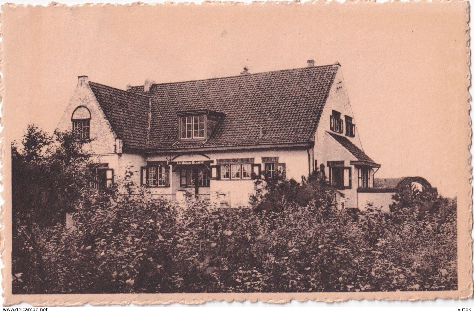 Koksijde - Coxyde :  Maison Blanche (  Met Zegel - Avec Timbre ) - Koksijde