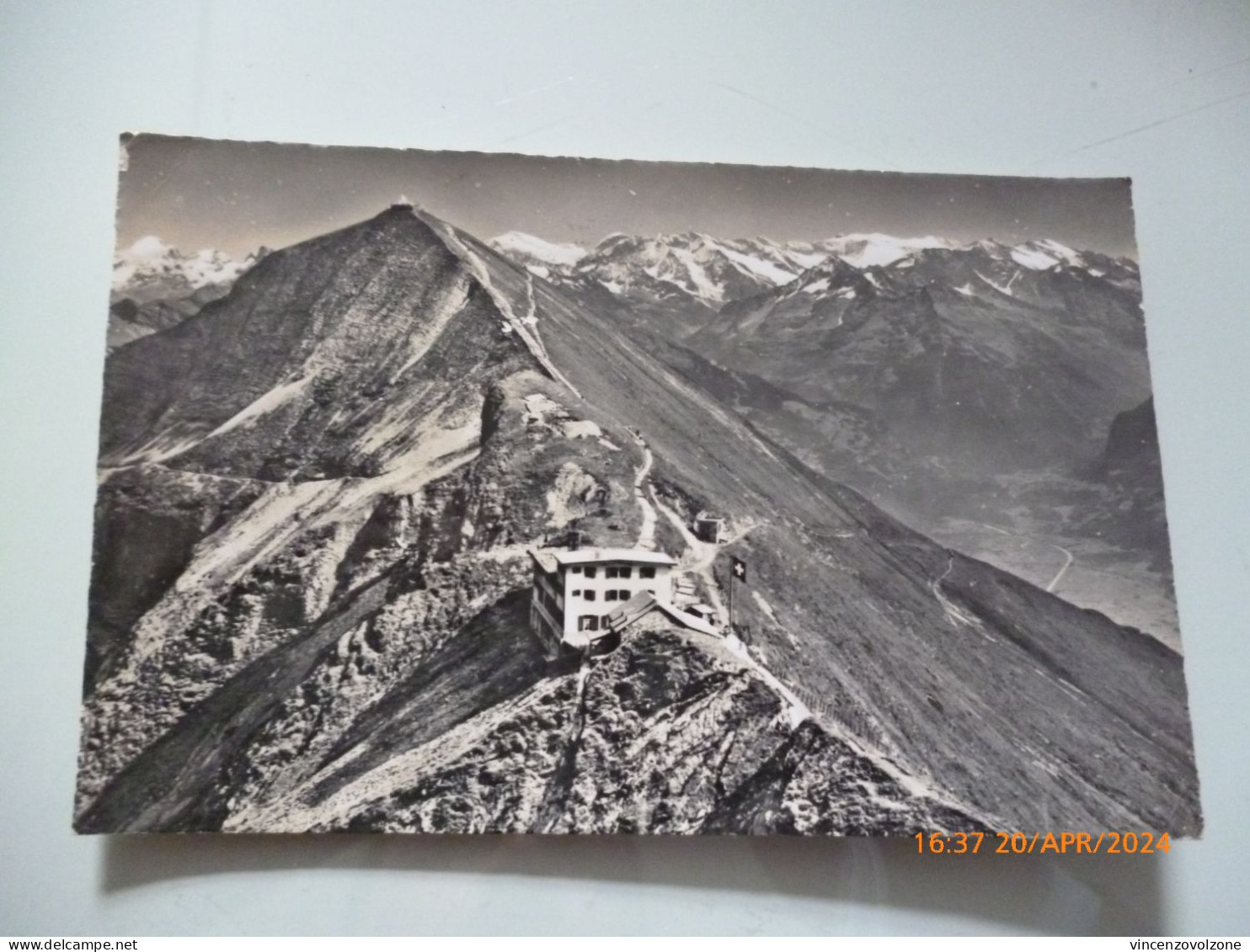 Cartolina Viaggiata "Brienzer Rothorn HOTEL" 1955 - Hotels & Restaurants