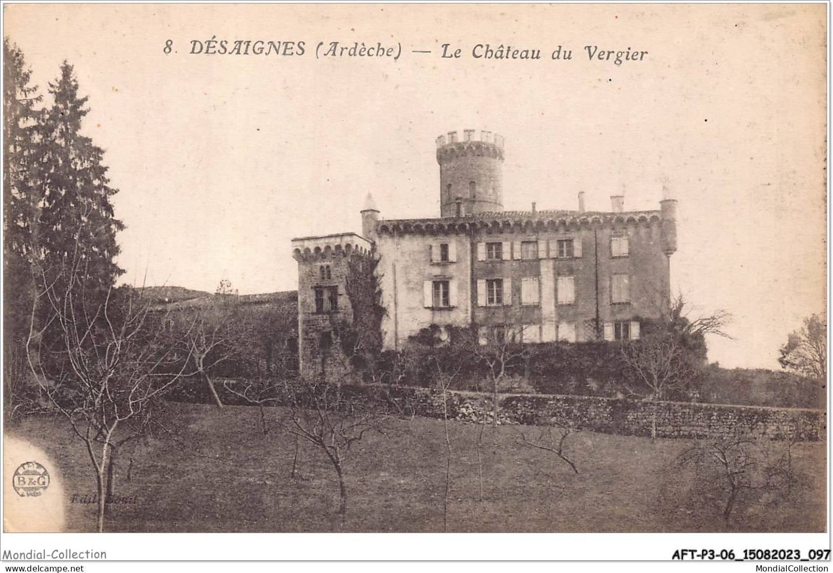 AFTP3-07-0256 - TOURNON - Le Chateau Du Vergier - Tournon