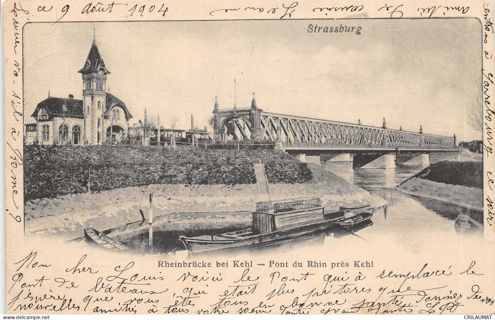 67-STRASBOURG-PONT DU RHIN-N°6030-C/0037 - Strasbourg