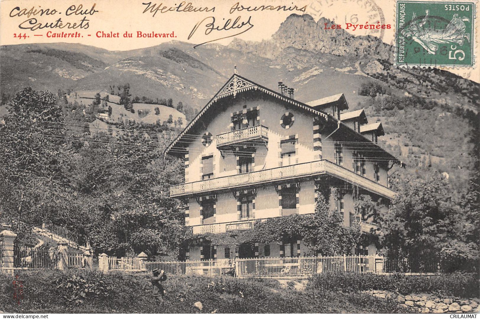 65-CAUTERETS-CHALET DU BOULEVARD-N°6030-B/0369 - Cauterets