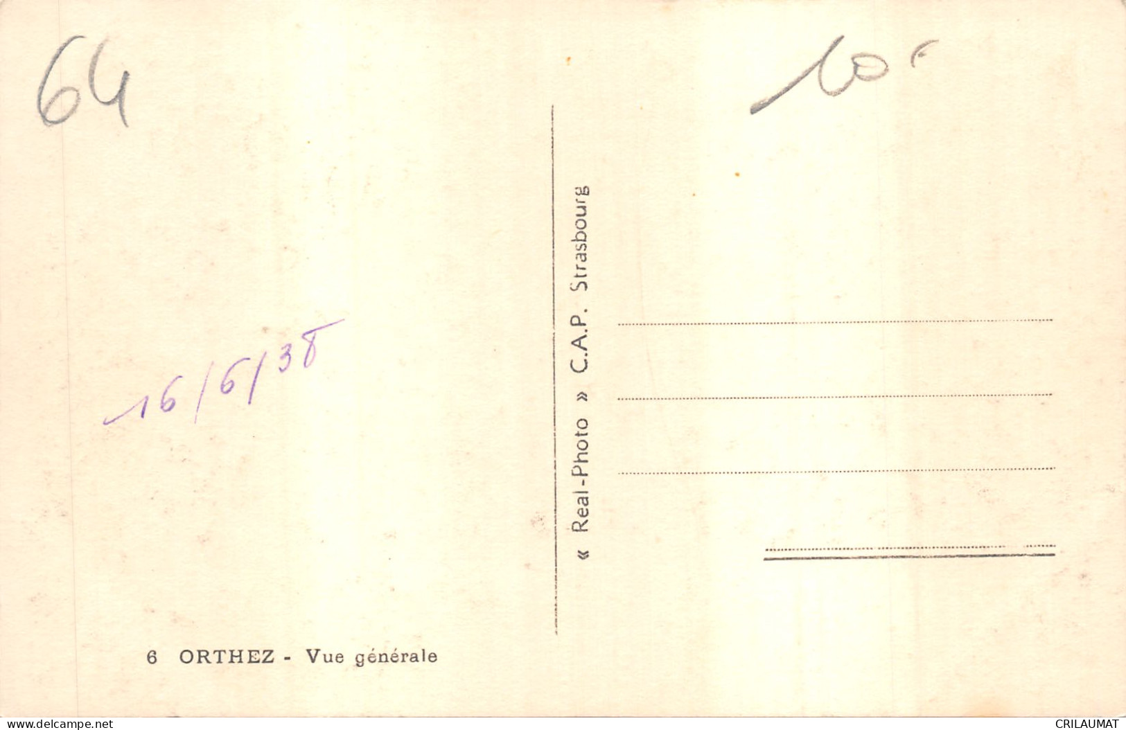 64-ORTHEZ-VUE GENERALE-N°6030-B/0151 - Orthez