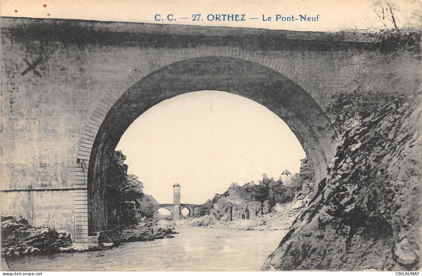 64-ORTHEZ-LE PONT NEUF-N°6030-B/0145 - Orthez