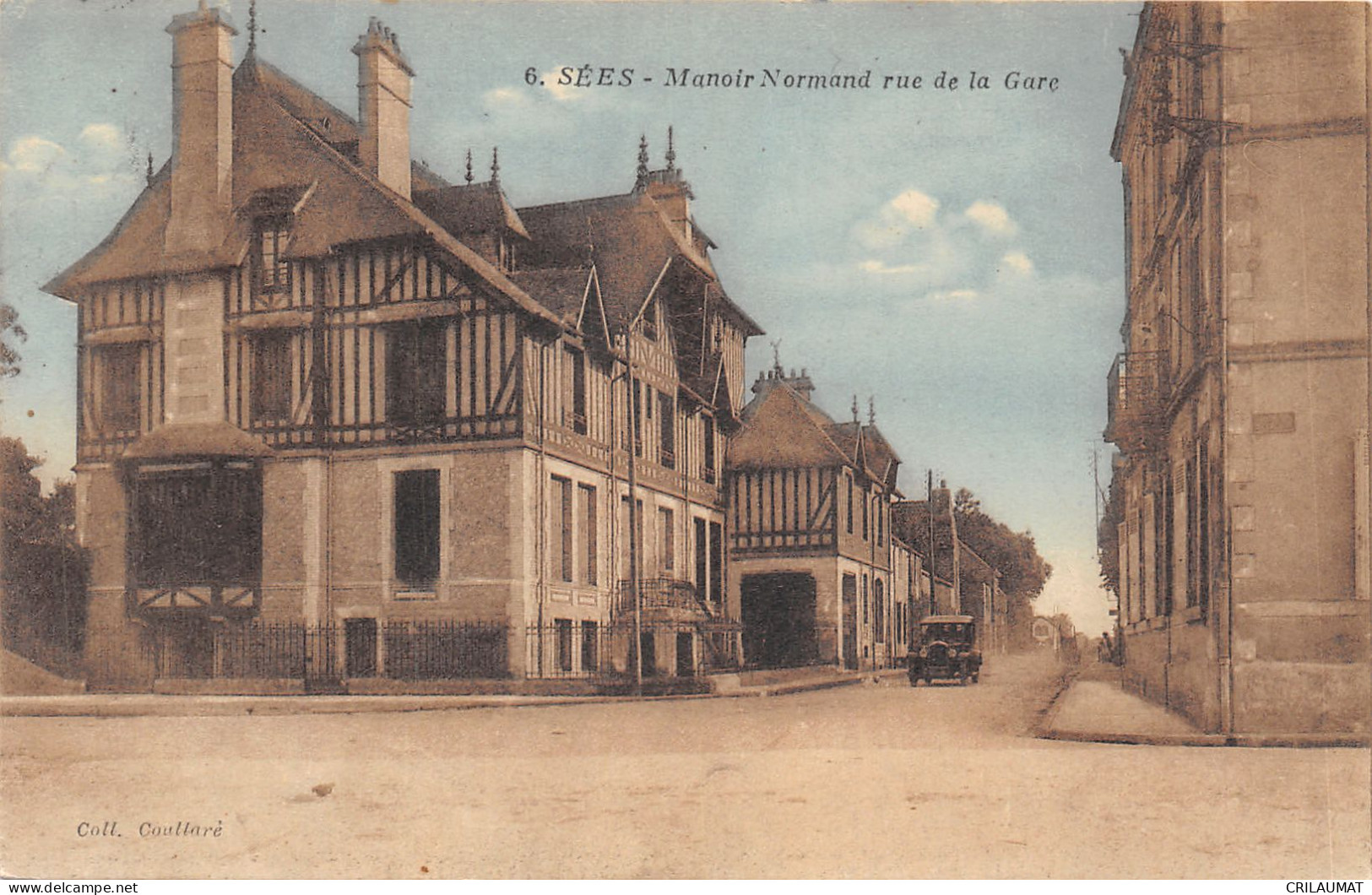 61-SEES-MANOIR NORMAND RUE DE LA GARE-N°6030-A/0041 - Sees