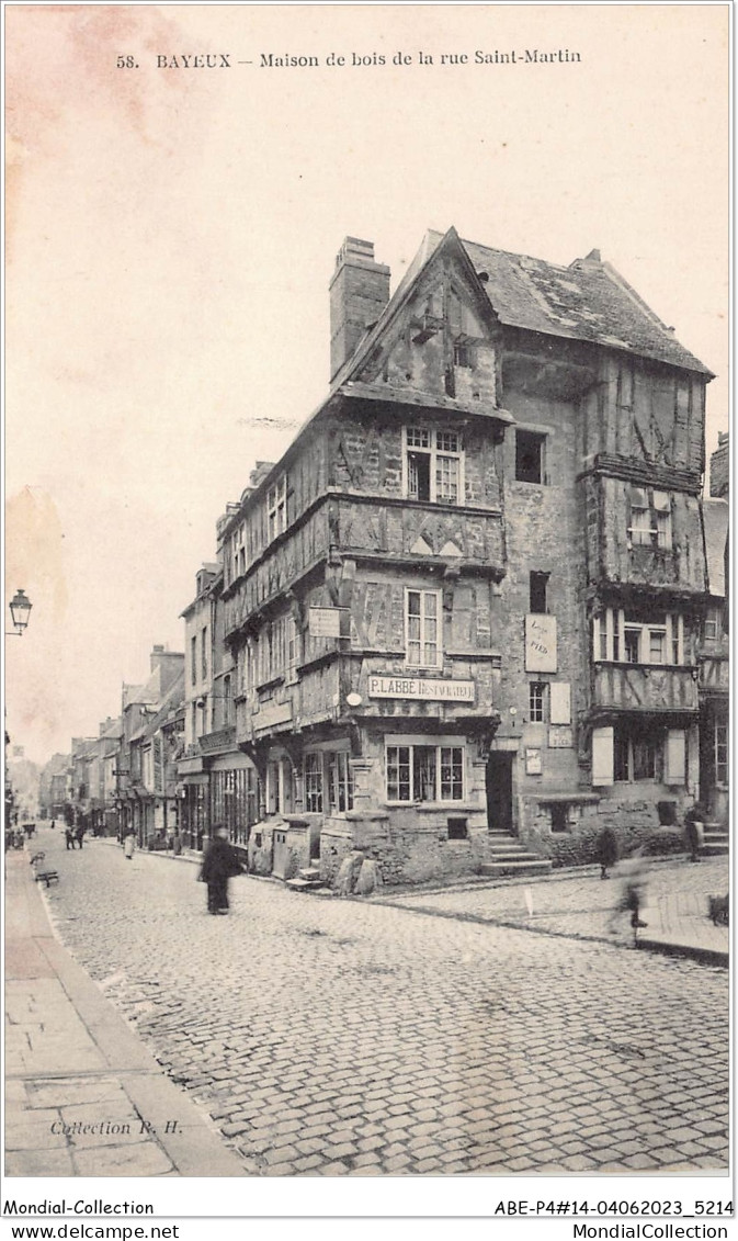 ABEP4-14-0326 - BAYEUX - Maison De Bois De La Rue Saint-Martin - Bayeux