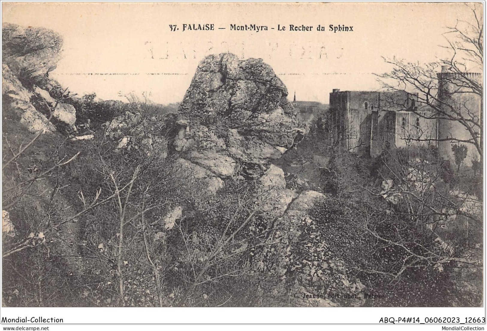 ABQP4-14-0334 - FALAISE - Mont-Mira  - Le Rocher Du Sphinx - Falaise