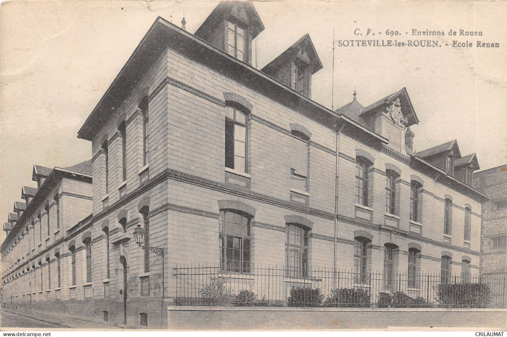 76-SOTTEVILLE LES ROUEN-ECOLE RENAN-N°6030-E/0211 - Sotteville Les Rouen