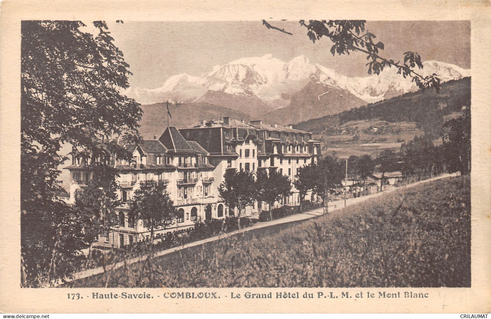 74-COMBLOUX-GRAND HOTEL DU PLM-N°6030-D/0347 - Combloux