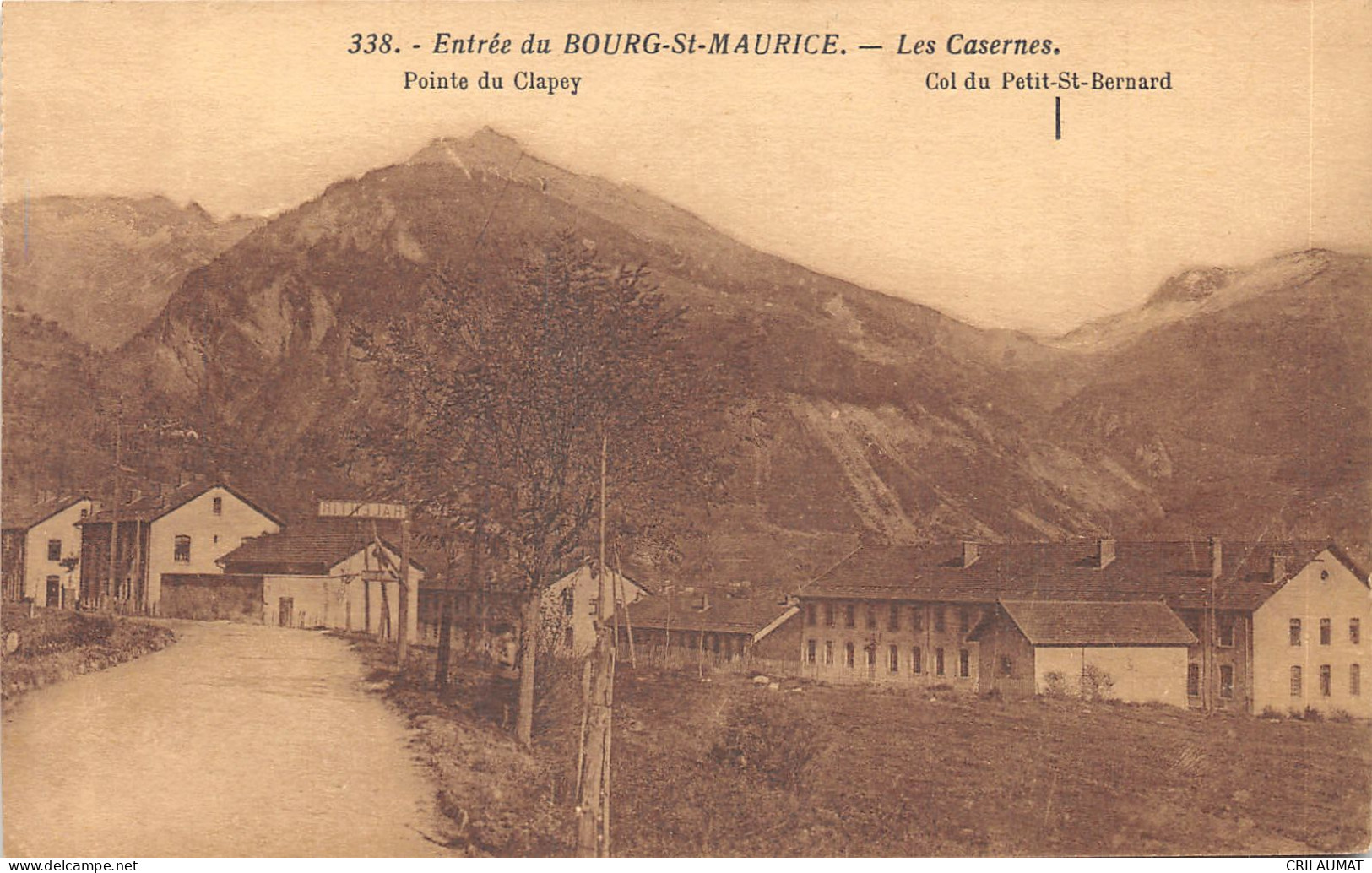 73-BOURG SAINT MAURICE-LES CASERNES-N°6030-D/0185 - Bourg Saint Maurice