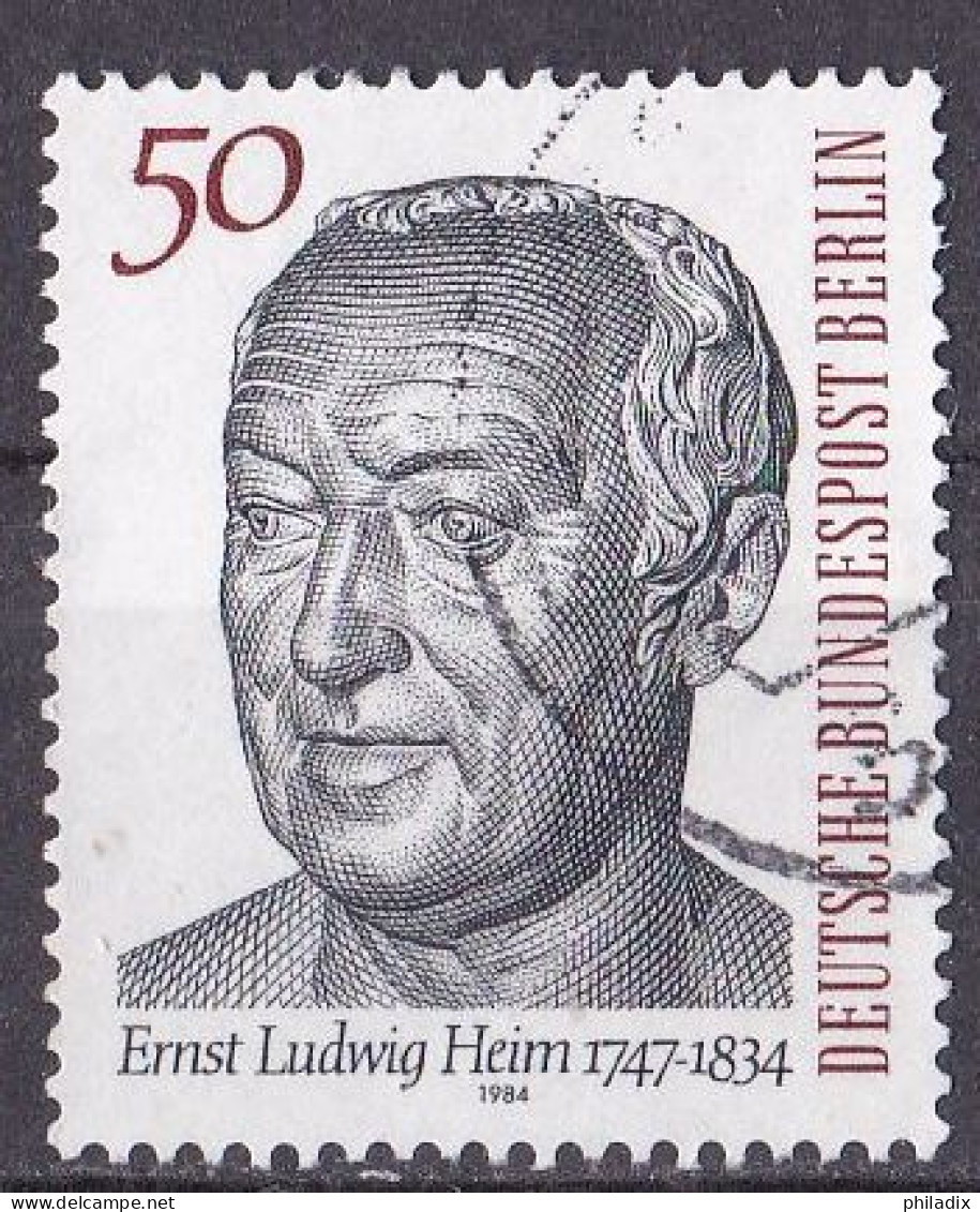 # (723) Berlin 1984 150. Todestag Von Dr. Ernst Ludwig Helm O/used (A5-8) - Used Stamps