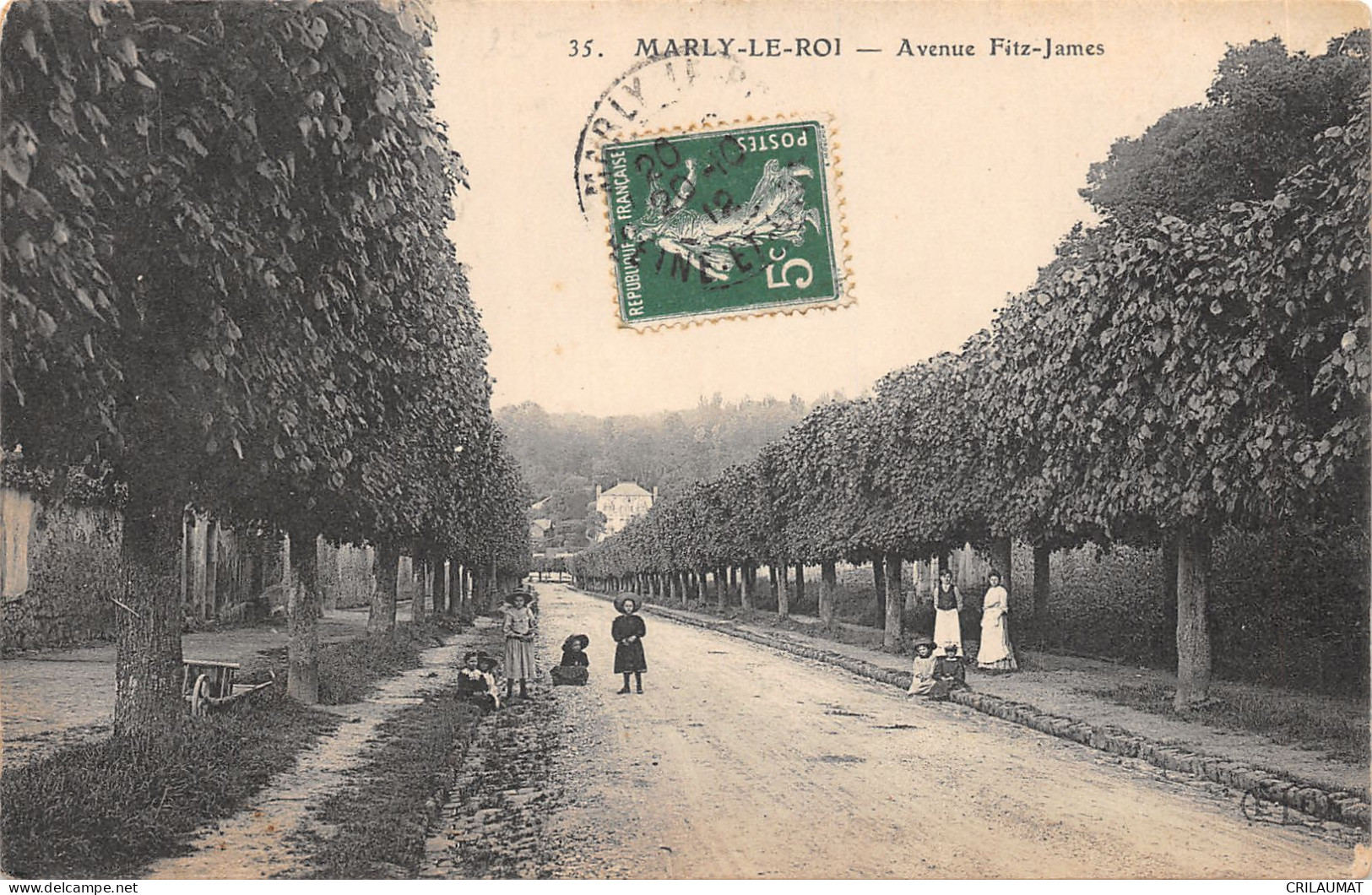 78-MARLY LE ROI-AVENUE FITZ JAMES-N°6030-H/0257 - Marly Le Roi