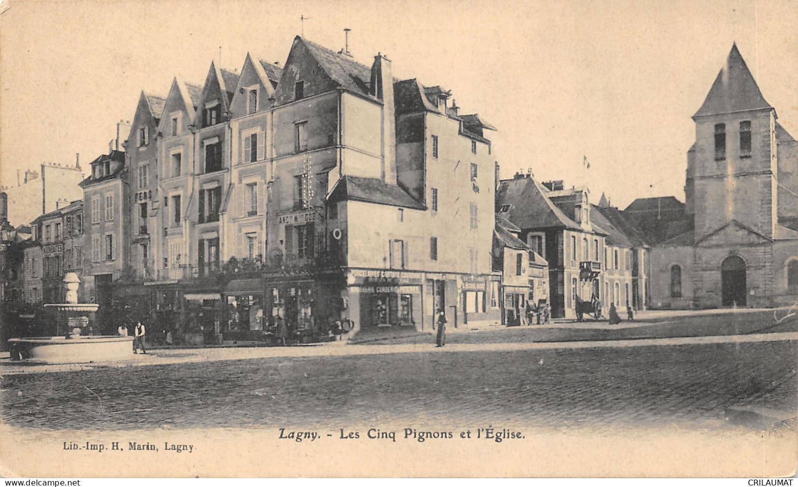 77-LAGNY-LES CINQ PIGNONS-N°6030-H/0045 - Lagny Sur Marne