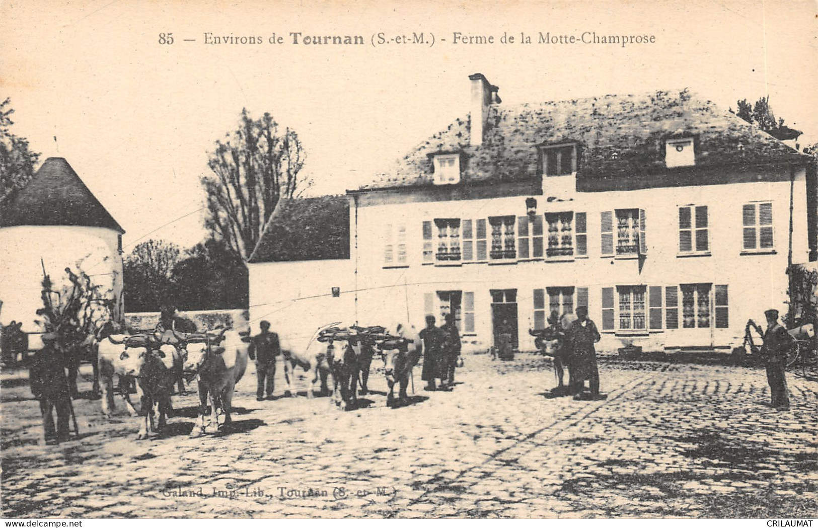 77-TOURNAN-FERME DE LA MOTTE CHAMPROSE-N°6030-G/0175 - Tournan En Brie