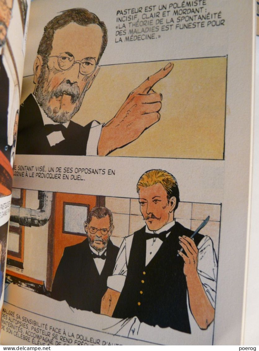 PASTEUR - LES GRANDES BIOGRAPHIES EN BANDES DESSINEES BD - BIOGRAPHIE COLLECTIF  1984 - GEORGETA PUSZTAI Biographie - Autres & Non Classés