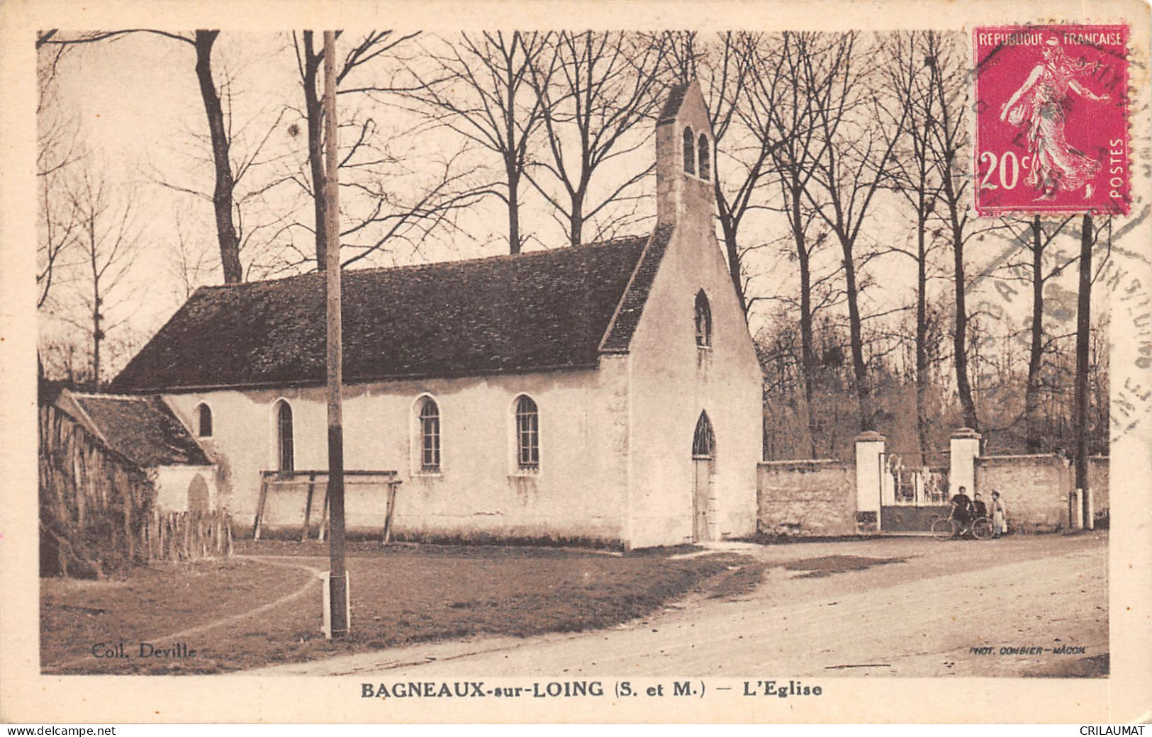 77-BAGNEAUX SUR LOING-L EGLISE-N°6030-F/0287 - Bagneaux Sur Loing