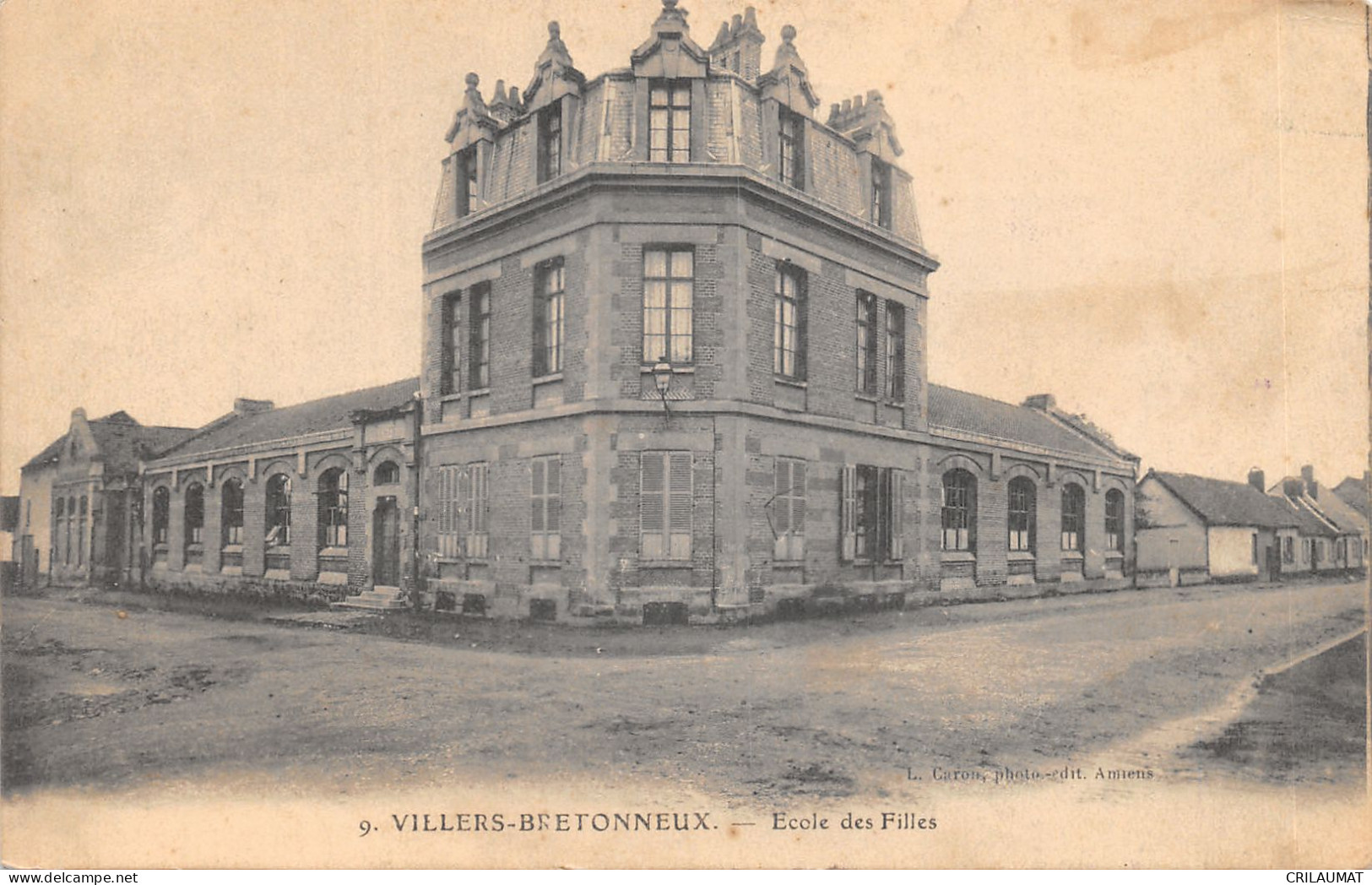 80-VILLERS BRETONNEUX-ECOLE DES FILLES-N°6031-B/0175 - Villers Bretonneux