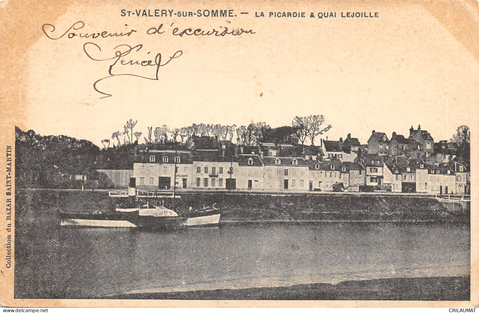 80-SAINT VALERY SUR SOMME-QUAI LEJOILLE-N°6031-A/0267 - Saint Valery Sur Somme