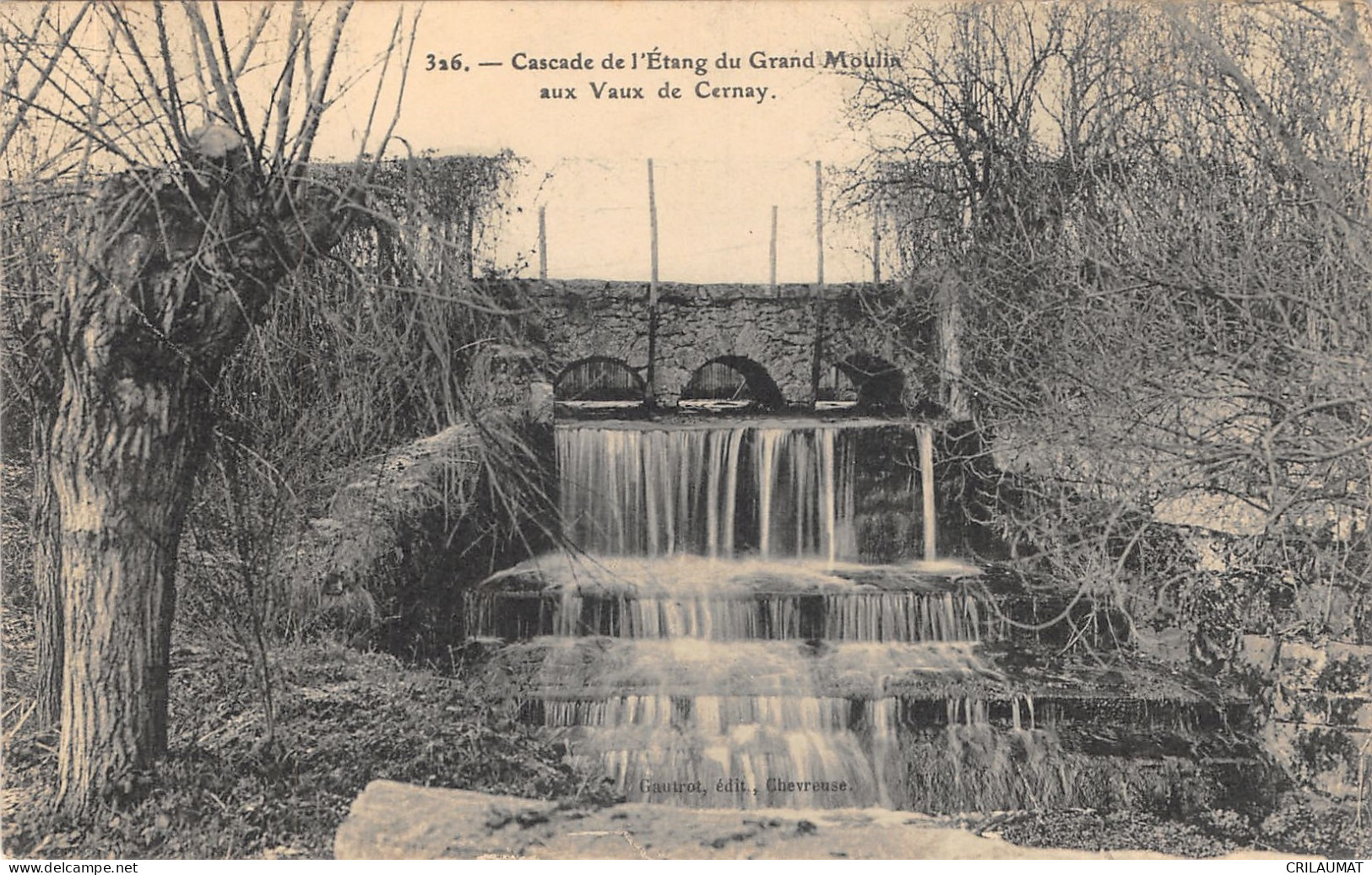 78-VAUX DE CERNAY-CASCADE DE L ETANG DU GRAND MOULIN-N°6031-A/0153 - Vaux De Cernay