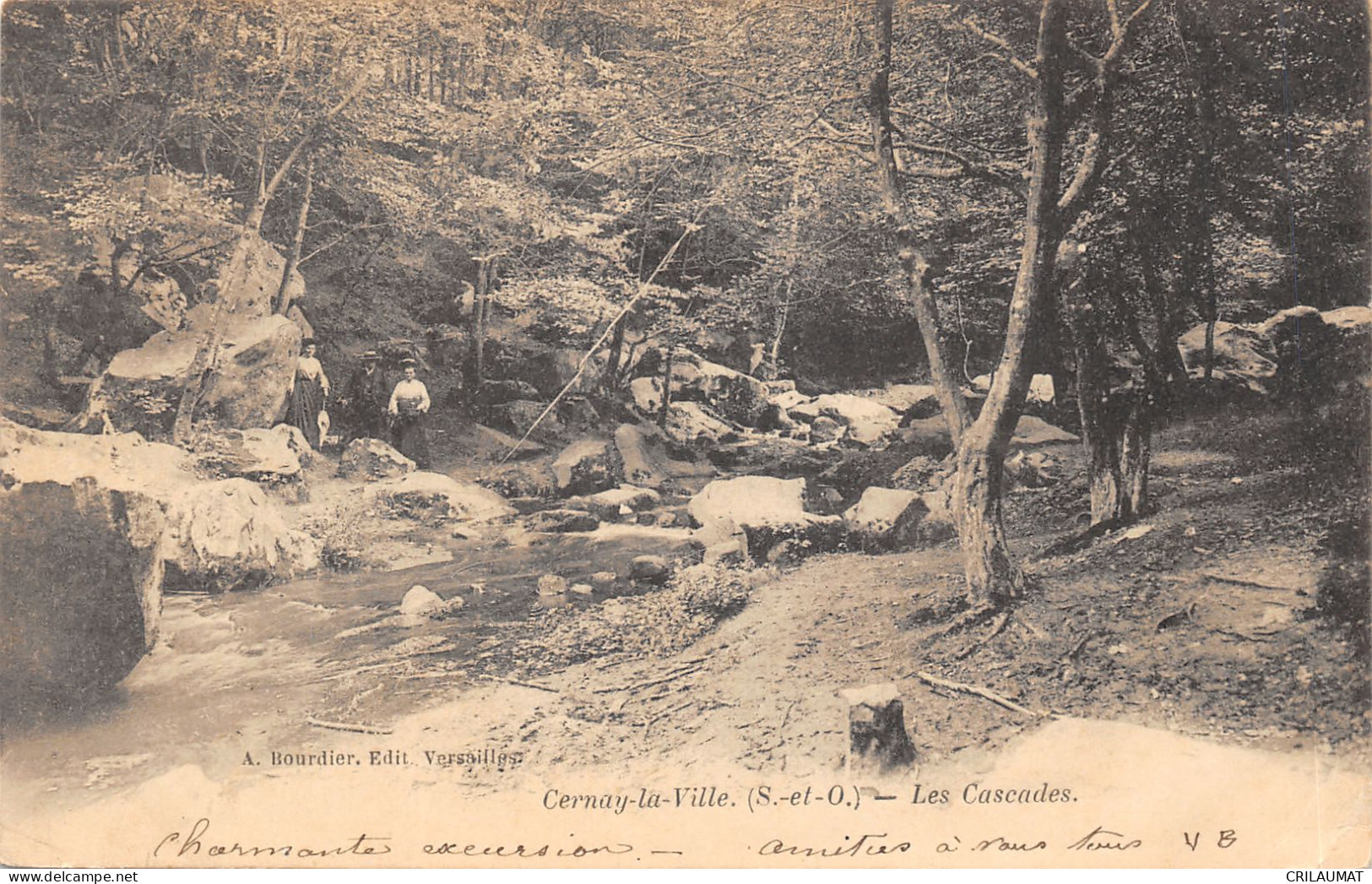 78-CERNAY LA VILLE-LES CASCADES-N°6031-A/0125 - Cernay-la-Ville