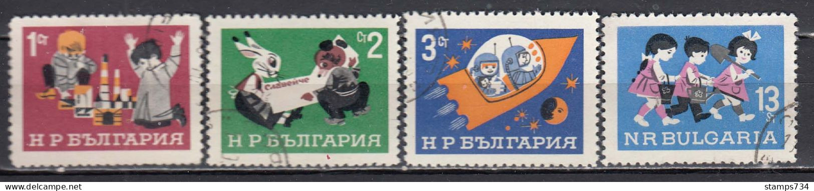 Bulgaria 1966 - World Of Children, Mi-Nr. 1643/46, Used - Used Stamps