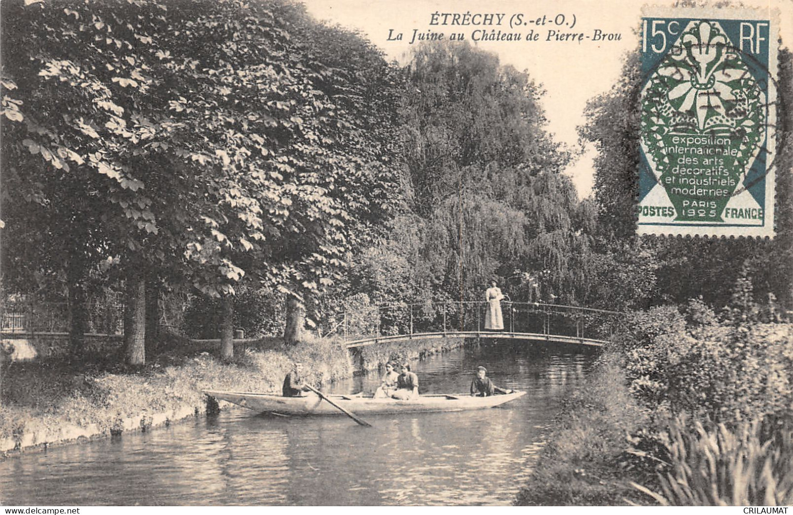 91-ETRECHY-CANOE SUR LA JUINE-N°6031-E/0247 - Etrechy